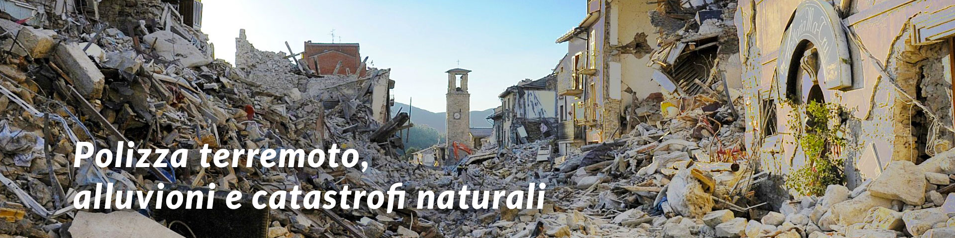 Terremoto e Catastrofi naturali